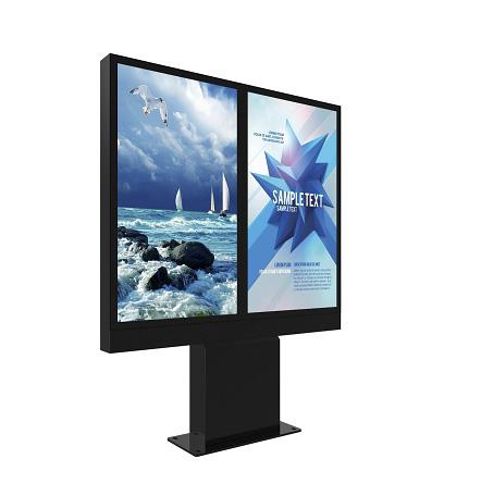 55inch Outdoor Digital Menu Board with optical bonding solution 4000nits high brightness